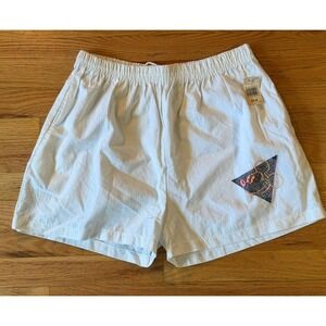 Vintage Disney Wear Mickey Mouse Neon Graphic Shorts White Cotton XL NWT USA
